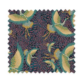 Pachamama Berry Velvet Fabric