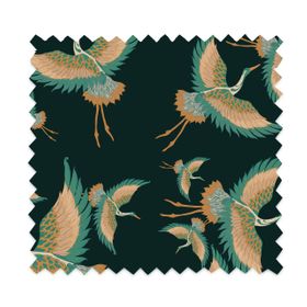 Pachamama Forest Velvet Fabric