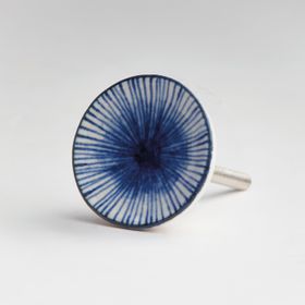 Japanese Radial Knob Blue/White