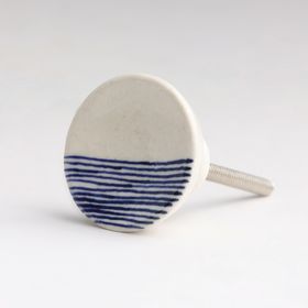 Japanese Radial Knob Blue/White