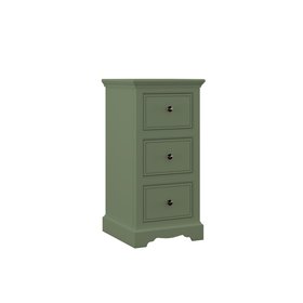 Louis Tall 3 Drawer Bedside
