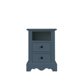 Annabel 2 Drawer Open Shelf PF Inkwell
