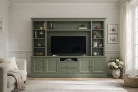 Amberley Large Media Wall Moss