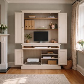 Amberley Complete Hideaway Workstation Desk 4