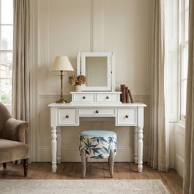 Annabel Kneehole Dressing Table with 3 Drawers