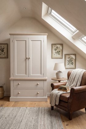 Millbrook Low Wardrobe With Drawers