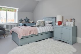 E2 Kids Bedroom Furniture - Single Bed Frame with Trundle 03