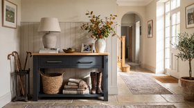 Portland Large 2 Drawer Console Raven 02