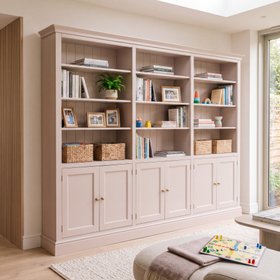 Amberley Triple Storage Bookcase 02