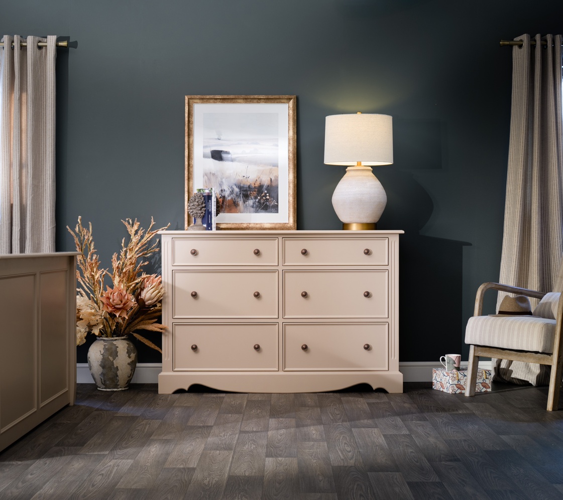 Annabel Wide 6 Drawer Chest