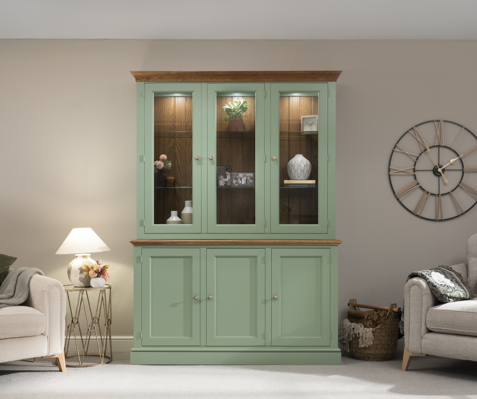 Millbrook Medium Full Glazed Dresser