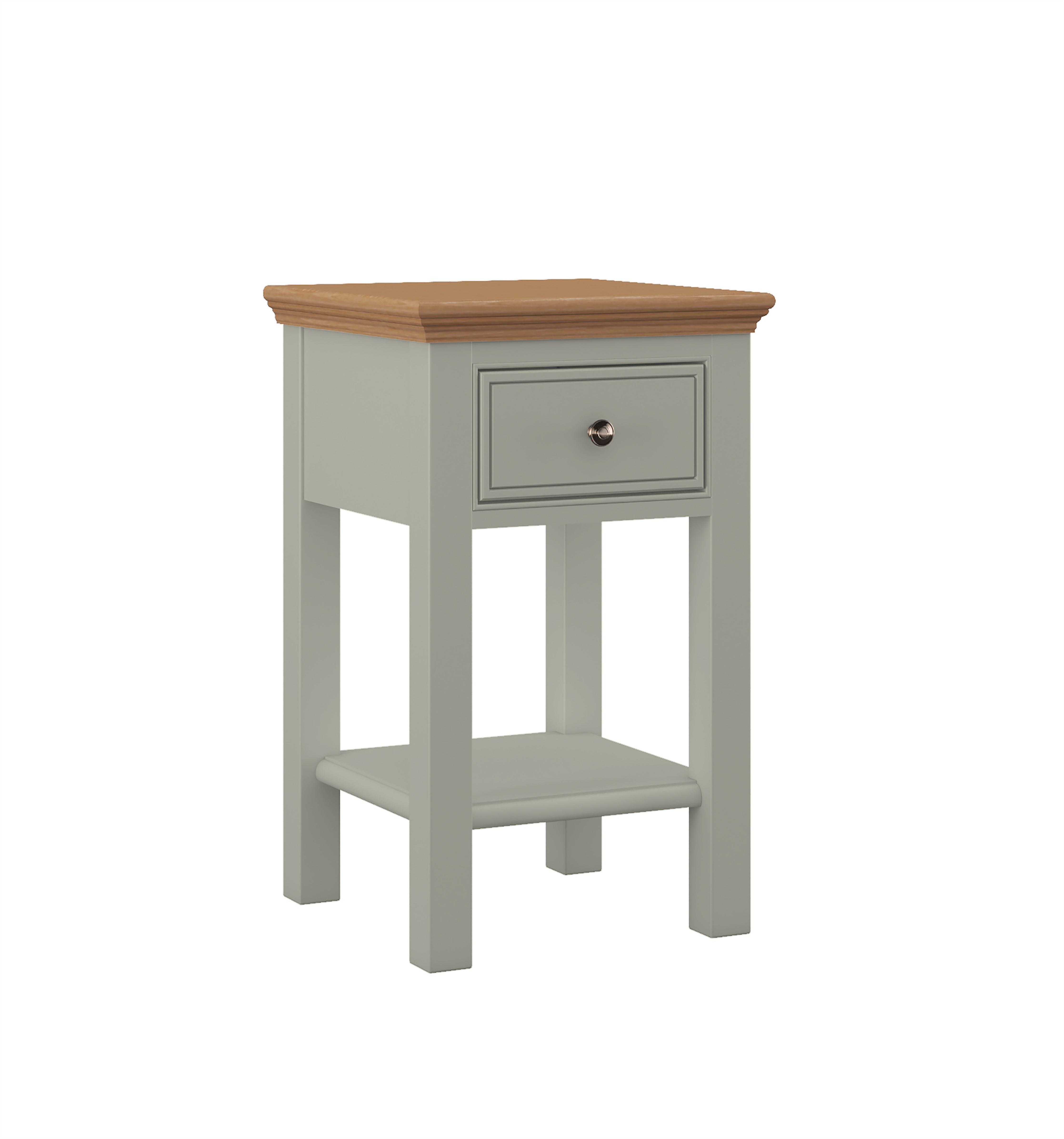 Louis Bedside Lamp Table with Shelf