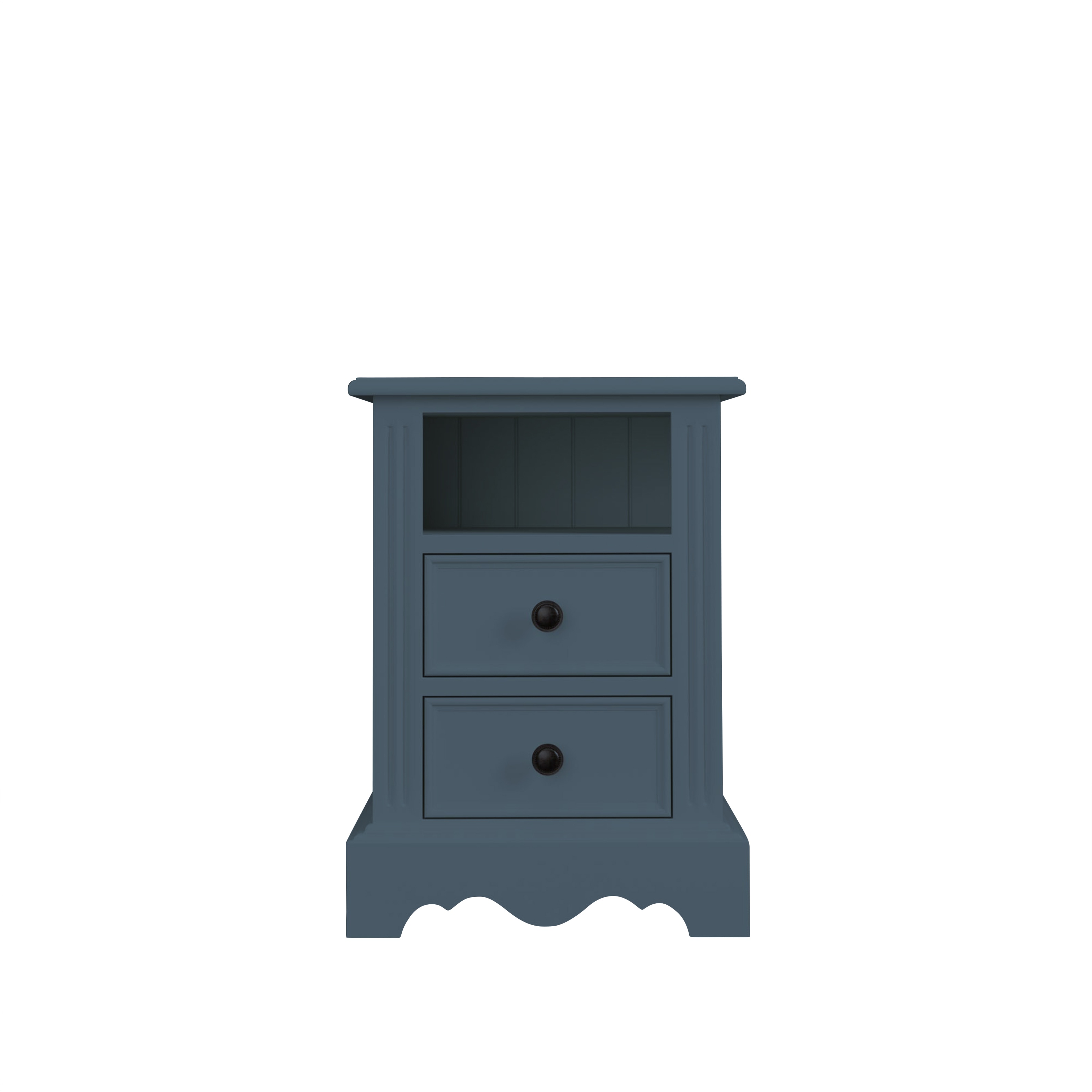 Annabel 2 Drawer Open Shelf PF Inkwell