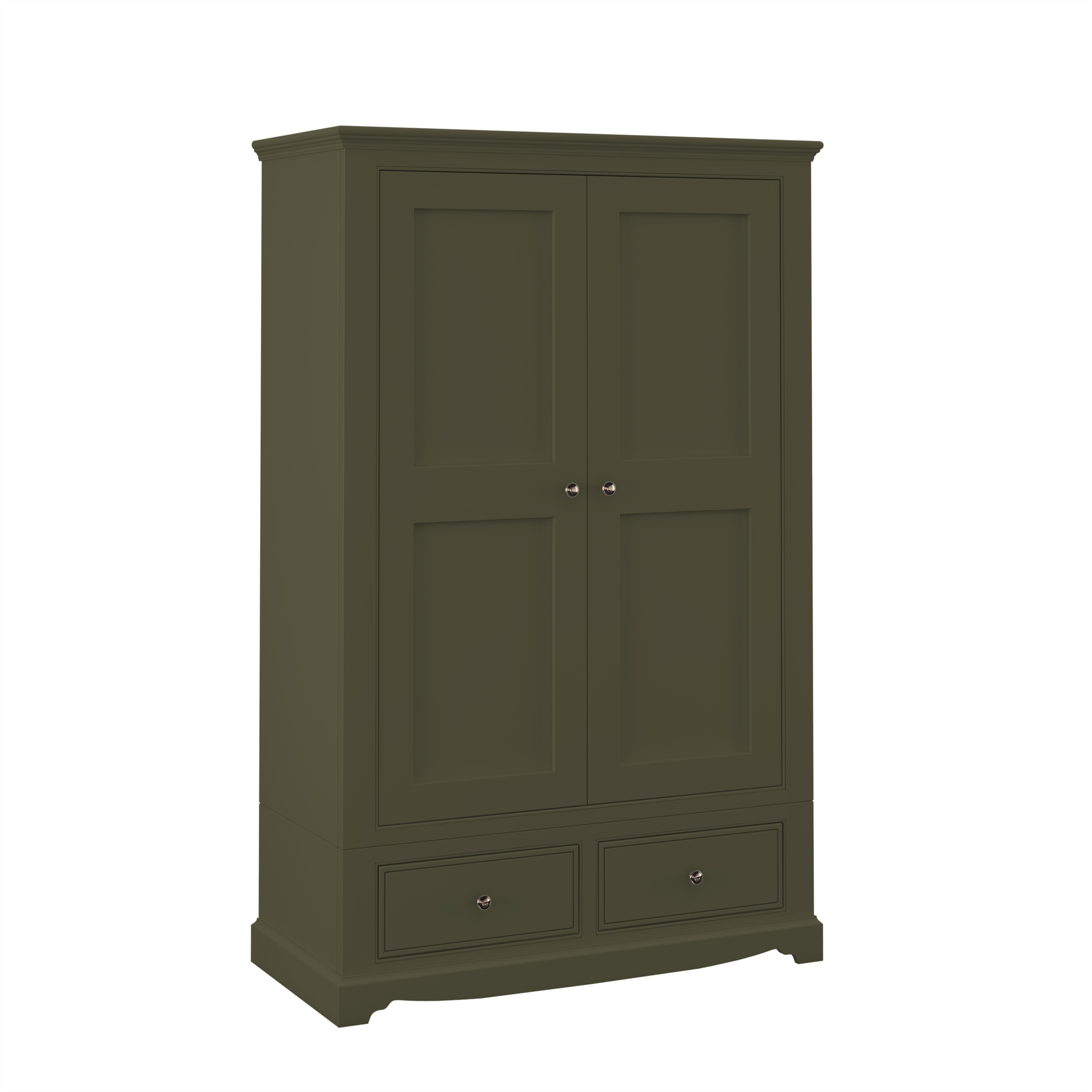 Louis Wide Wardrobe 2 Drawers
