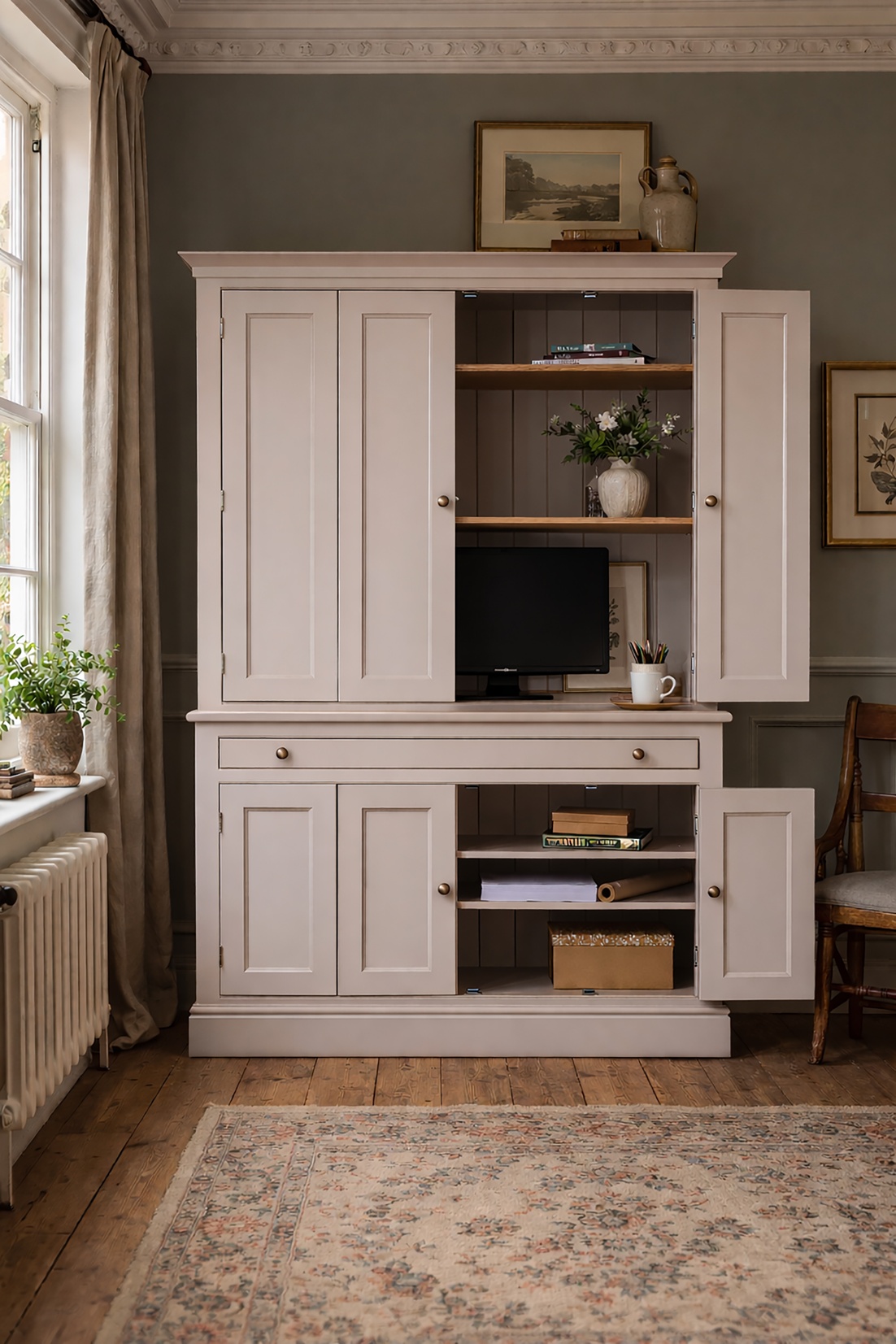 Amberley Complete Hideaway Workstation Desk 5