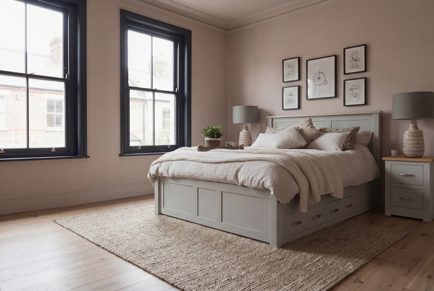 Portland Low Foot End Bed Frame with drawers