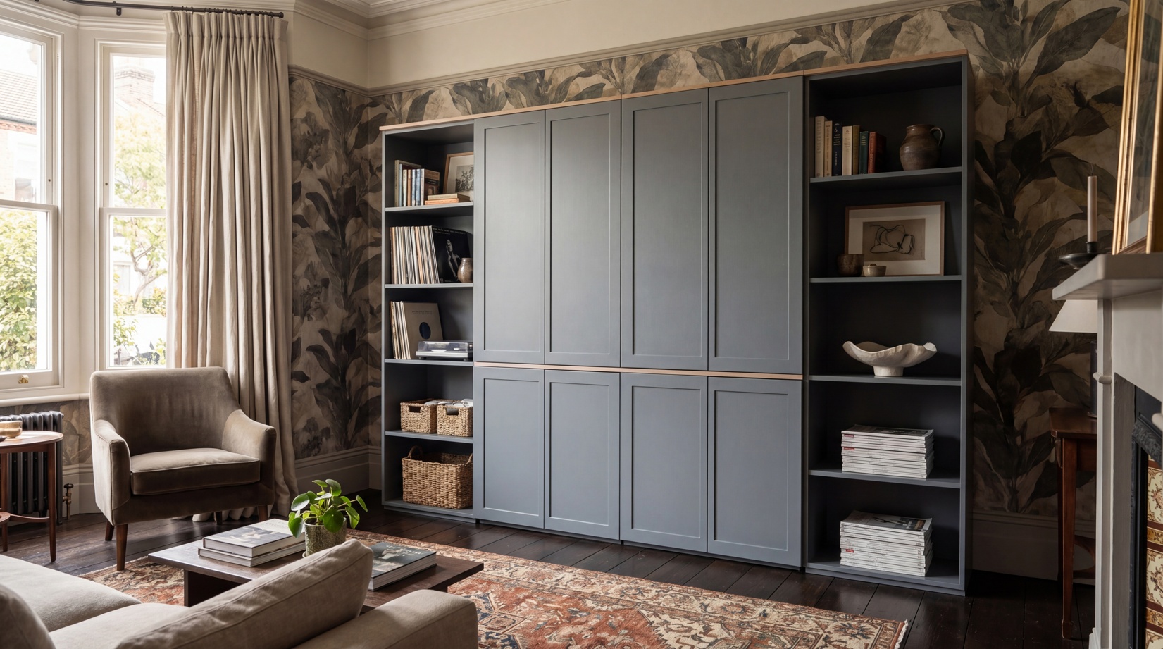 Broadway Modular Large cupboard Blue