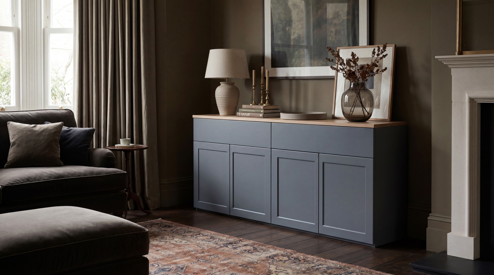 Broadway Modular 4 Door 2 Drawer Sideboard   Living Room