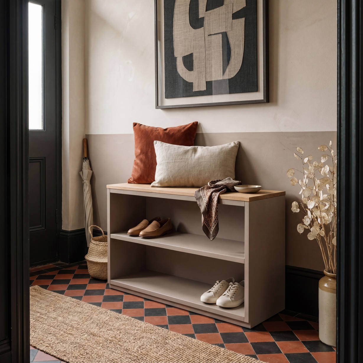 Broadway Modular Shoe Bench