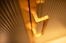 Matki Classica Handle Detail Brushed Brass Holland Park Gate 4