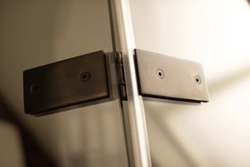 Matki EauZone Panel Mounted Hinge Inside View Dark Bronze