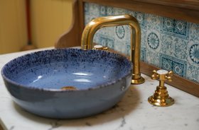 Swadling Brassware Invincible Basin Mixer in Living Brass 2