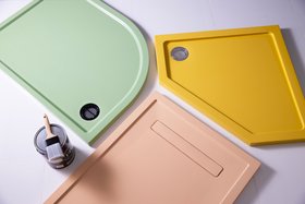 Matki Universal Shower Trays Colour Matched With Farrow & Ball Paint Pots