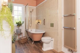 Swadling Illustrious Hand Shower And Shower Mixer with Polished Nickel finish and Mother Of Pearl discs 2