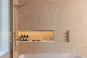 Swadling Illustrious Hand Shower And Shower Mixer with Polished Nickel finish and Mother Of Pearl discs 3