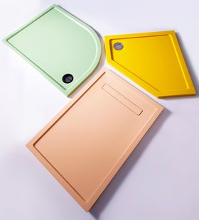 Matki Universal Shower Trays Colour Matched With Farrow & Ball Paint Pots 2