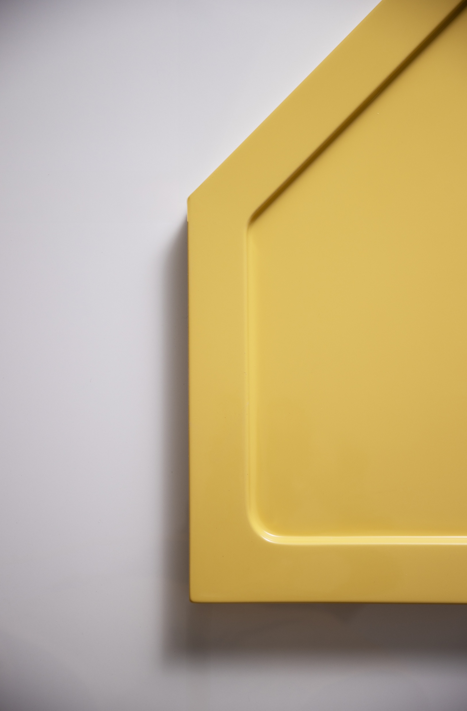 Matki Universal Shower Tray Colour Matched To Farrow & Ball Yellow Ground 2  ULQ900