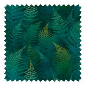 Woodland Fern Velvet - Peacock