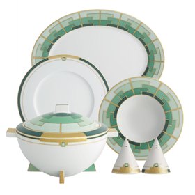 EMERALD 68 PIECE DINNER SET
