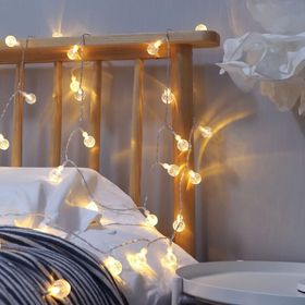 Koopower Bright Led Fairy String Bulbs Lights for Bed Bedroom