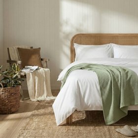 Crisp & Cool 200 TC Egyptian Cotton Percale Duvet Cover Set