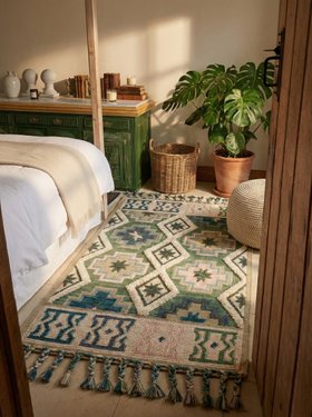 Handmade Matala Wool Kilim Rug