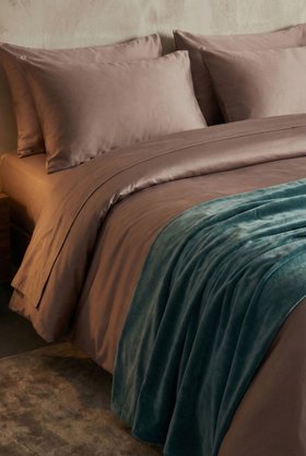 Organic Egyptian Cotton Sateen Bed Linen - Detail