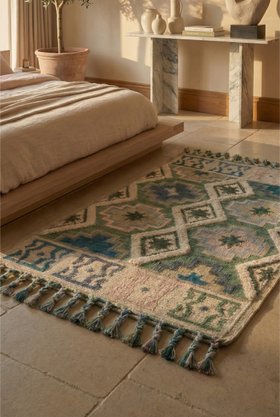 Handmade Matala Wool Kilim Rug