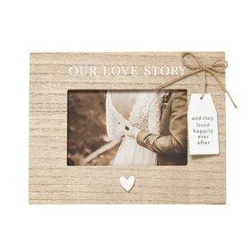 Light Oak Wood Grain 4x6 Photo Frame