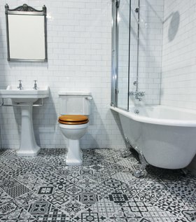 Casablanca Black Patterned Tile