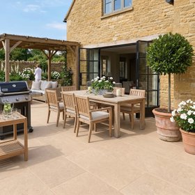 Dijon Limestone 2CM Outdoor Tile