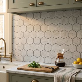 Atrium Grey Hex Hexagon Tile