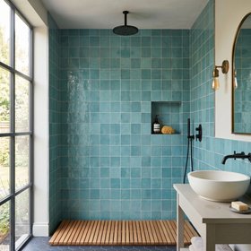 Zellige Teal Wall Tile