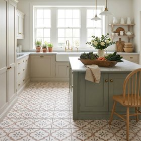 Salcombe Cotto Patterned Tile