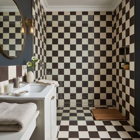 Victorian Black & White Mosaic Tiles