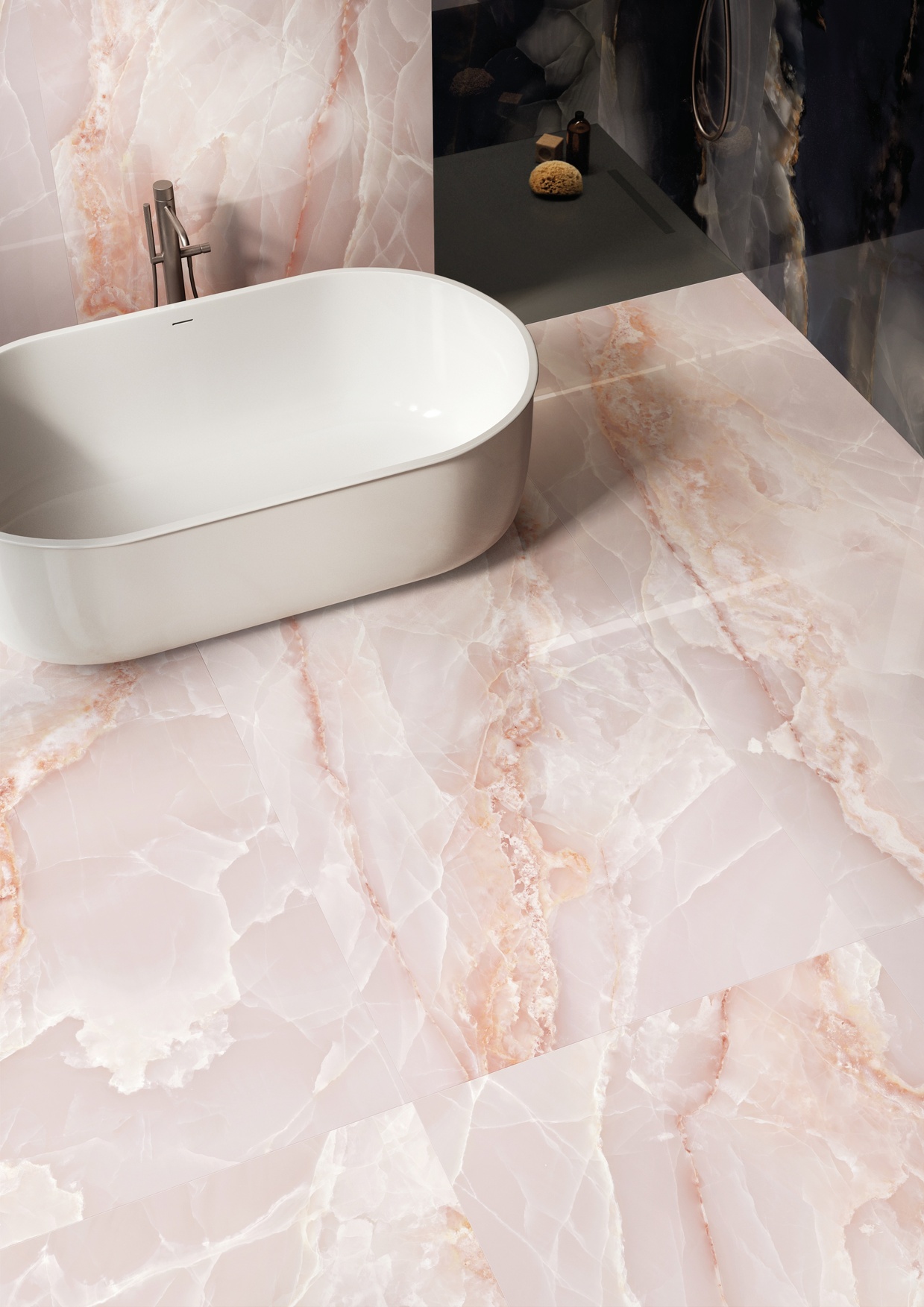 Jewel Onyx Pink Porcelain Tiles