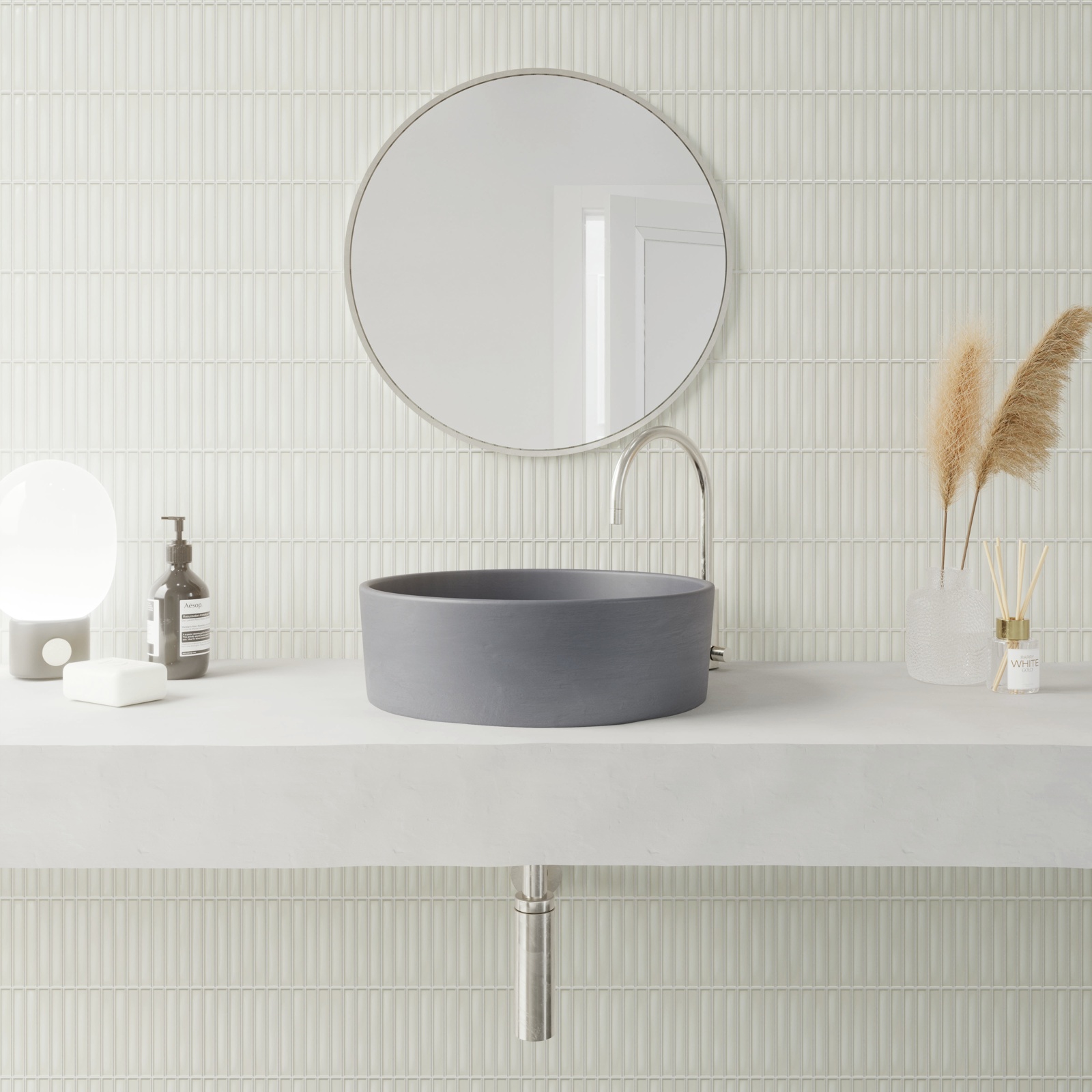 Glace White Kit Kat Tiles