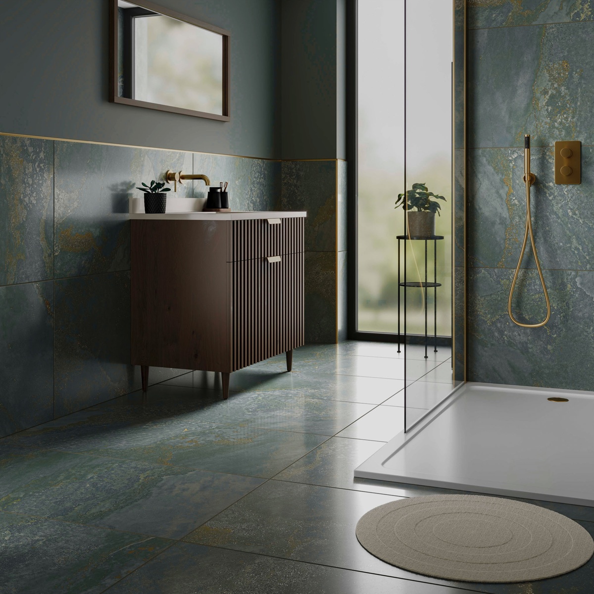 Galaxy Green Tile