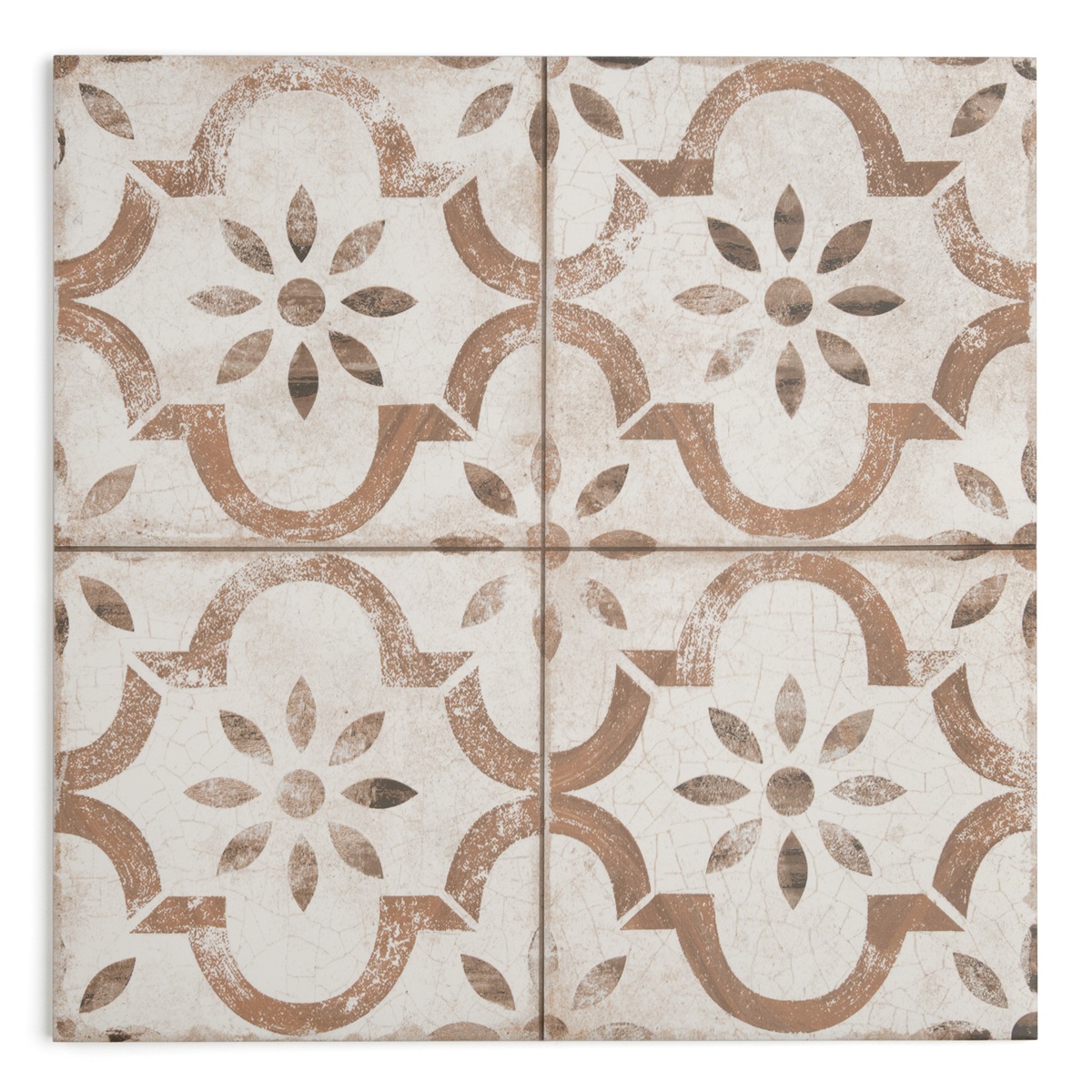Salcombe Cotto Patterned Tile