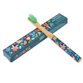 Children's Bamboo Toothbrush - Fairies In The Garden - Rex London